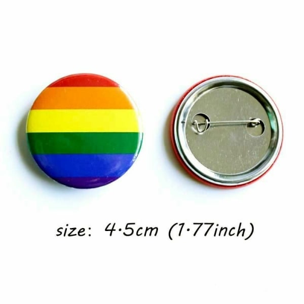Pride, Pin - Regnbåge multifärg one size
