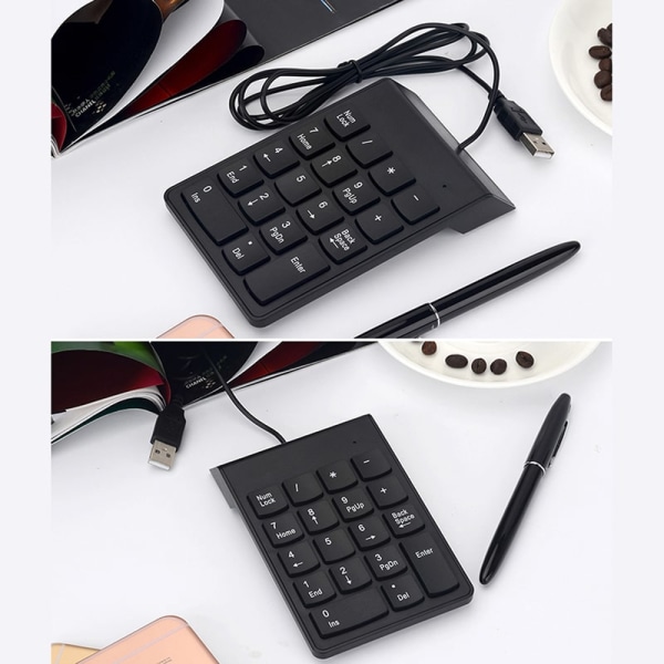 Numerisk Tastatur Black