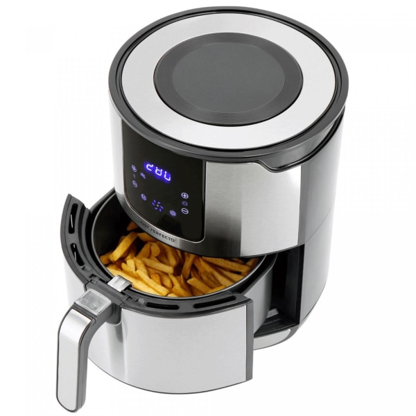 Airfryer - 4 L - 1400W - LED-display Silver