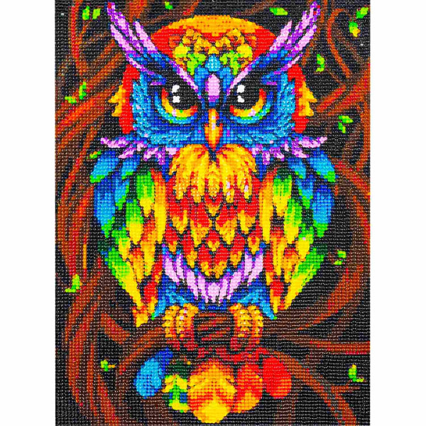 Timantti maalaussetti - Pöllö Multicolor
