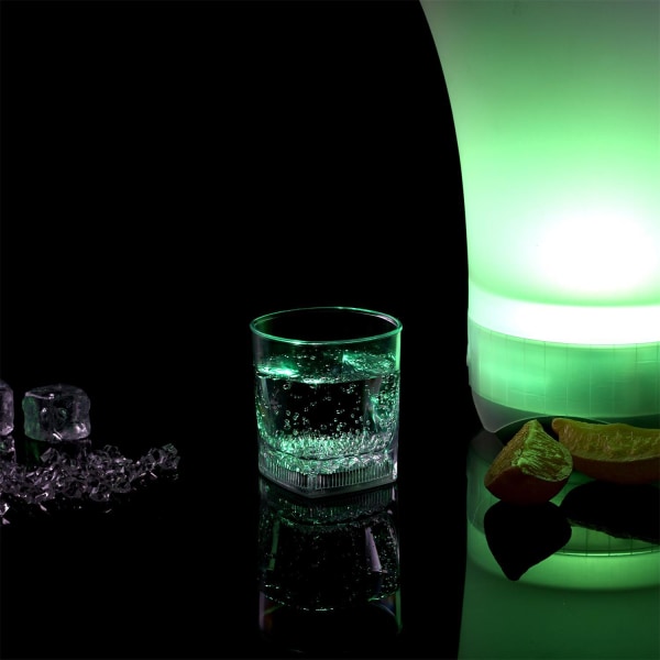 Festligt Glas med LED lampor multifärg