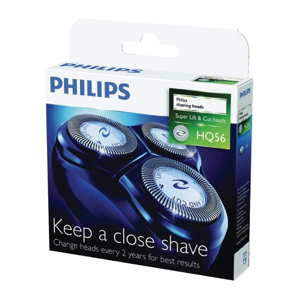 3-Pack Philips Barberhoved HQ56 Series Silver
