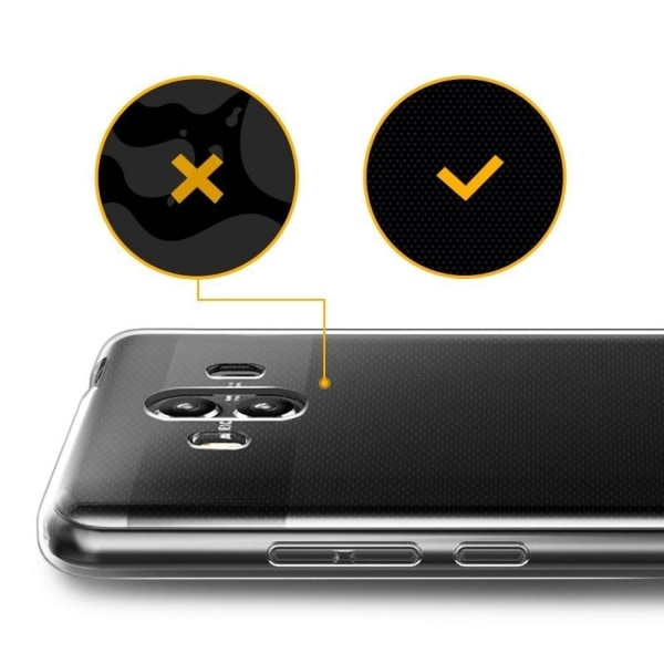 Huawei Mate 10 - Transparent silikonskal Transparent