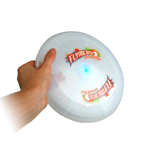 Frisbee LED-valolla - 7 Väriä White