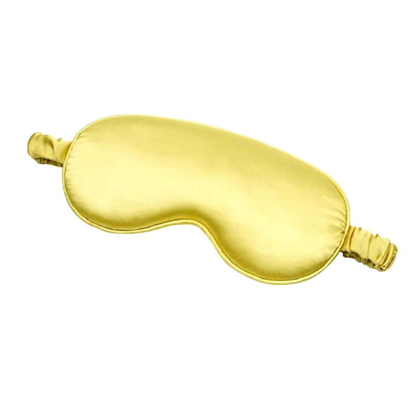 Blød sovemaske - gul Gold