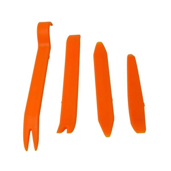 4x Verktyg för Borttagning av Bilpaneler Orange