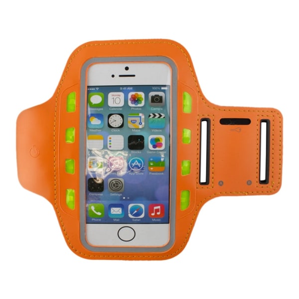 LED-sportsarmbånd til smartphone - Orange Orange