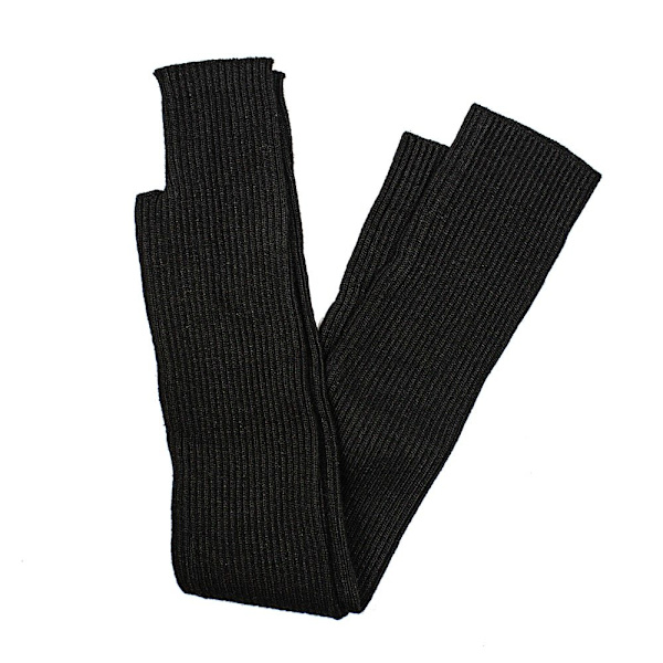 Neulotut käsivarrenlämmittimet Black
