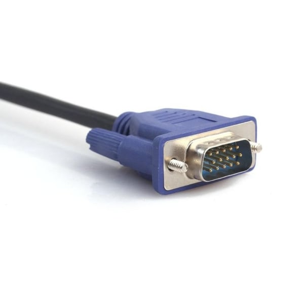 VGA-kabel, 1.5 m Svart