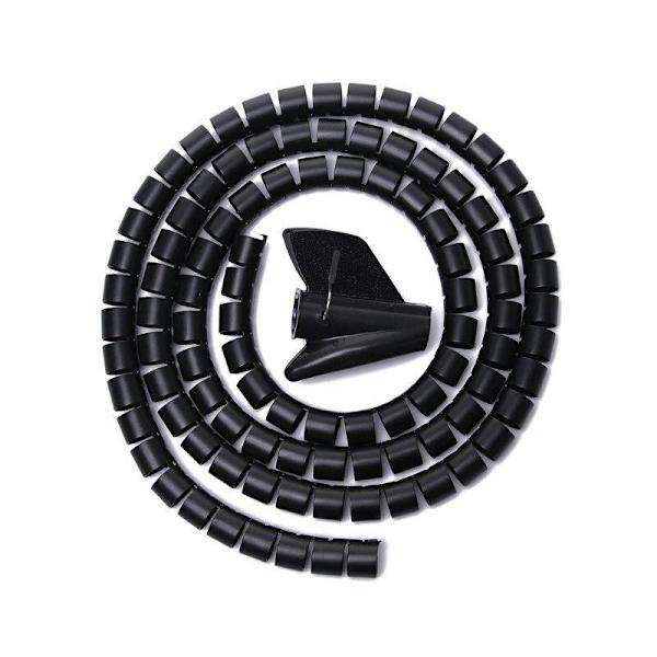 Fleksibel kabelbeskyttelse - 16 mm - sort Black