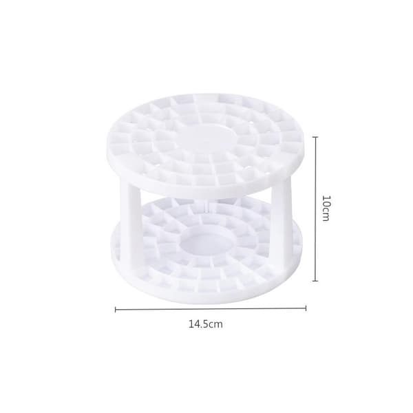 Holder til makeup børster - hvid White