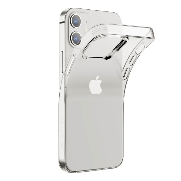 iPhone 12 Mini Mobildæksel - Transparent 5.4 tommer Transparent