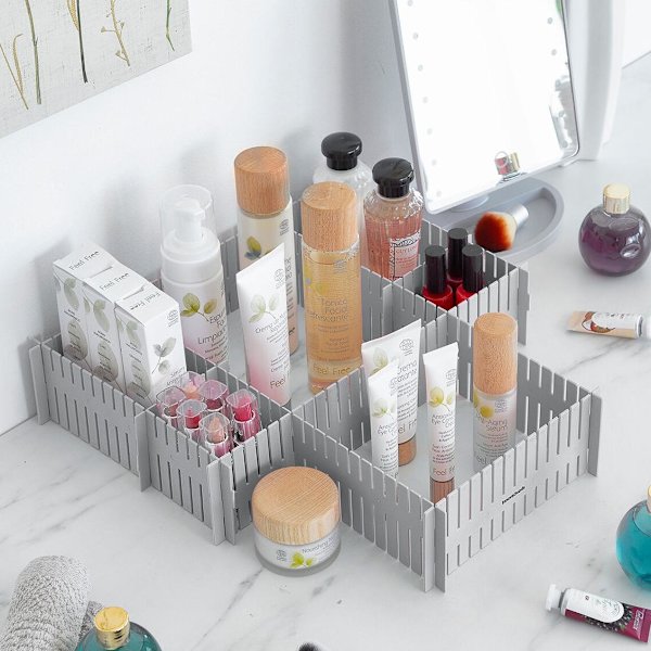 16x Jakajat Laatikoihin Grey