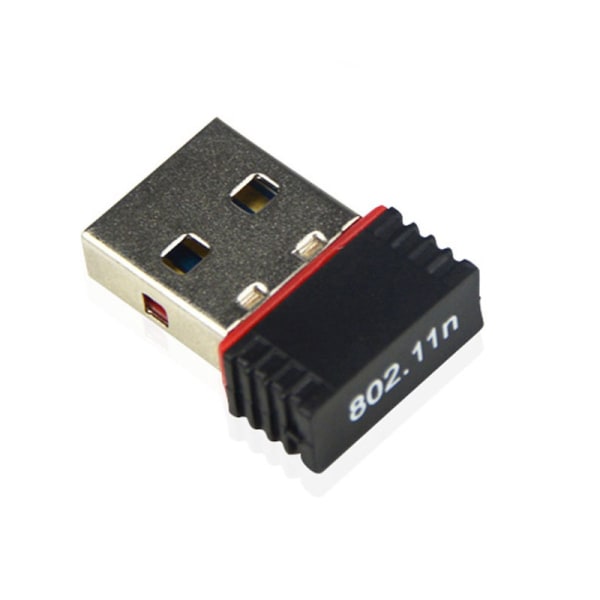Trådlös Adapter - WLAN Nano USB-adapter 802.11n/g/b 150Mbps Svart