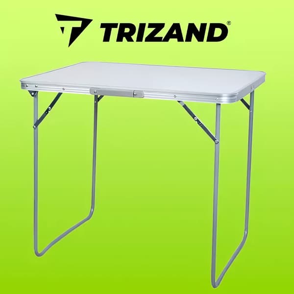 Hopfällbart Campingbord Silver