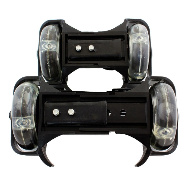 Rullaluistimet kenkiä varten, LED-valaistus - Yksi kokoinen Black