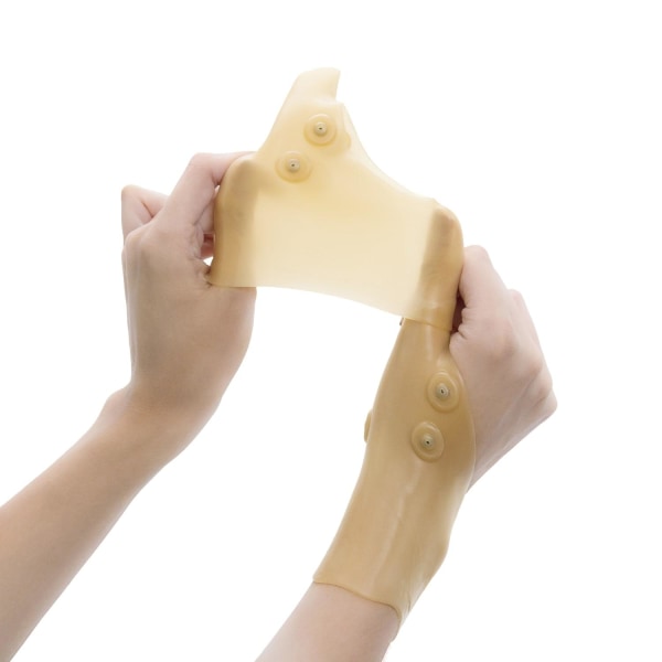 2x Magnetiska Handledsstöd Beige