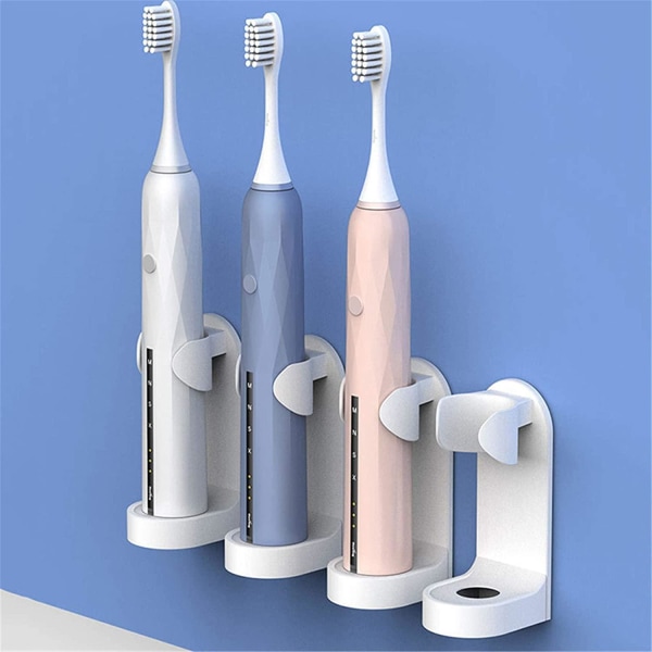 Hållare för Elektrisk Tandborste - Vit Vit