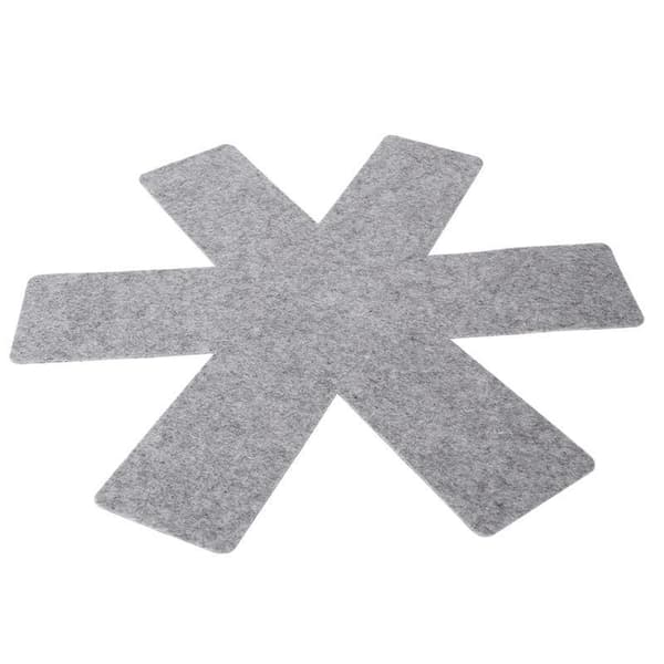 Kastrull-/Stekpanneskydd 38 cm, 5-pack grå