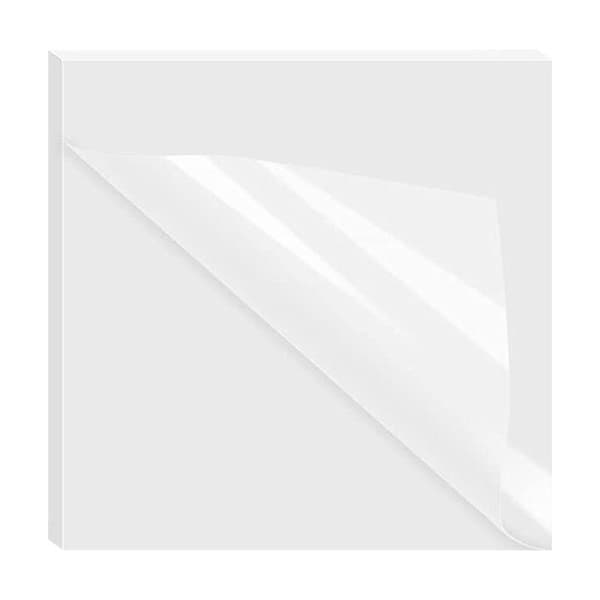 50x Itseliimautuvat Laput - Läpinäkyvä White