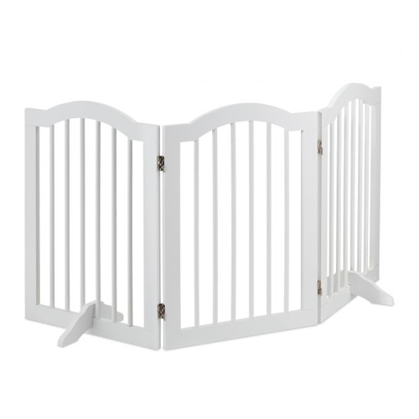 Hvid sikkerhedslåge 70 cm
