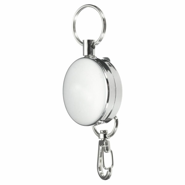 Nyckelhållare med jojo-funktion, Karbinhake Silver