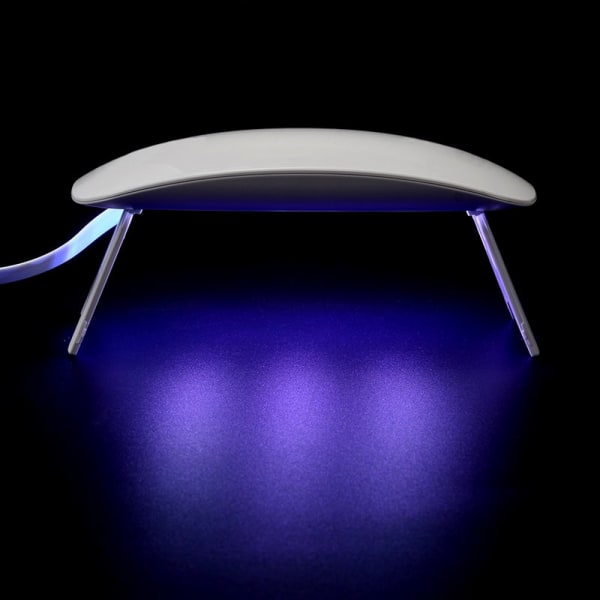 Mini UV LED Lampa för Naglar, Vit Vit