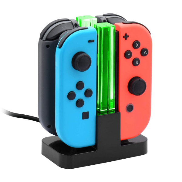 Ladestation til 4 stk. Joy-Con Black