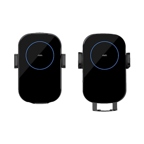 Qi-oplader med To Beslag Black