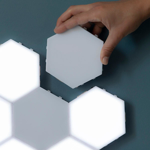 3x Magnetiska LED-paneler med Touchfunktion Vit