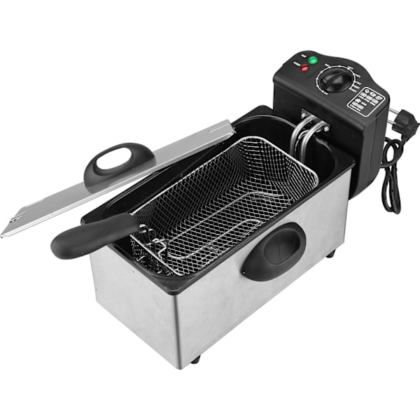 Fryer i Rustfrit Stål - 3 L Silver