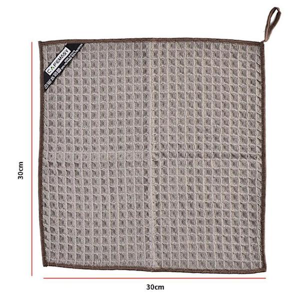 Kökshandduk - Baristahandduk - Brun - 30 x 30 cm Brun