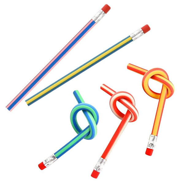 5x Magic Bendy - Taivutettavat Kynät Multicolor