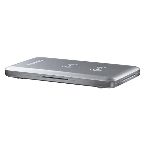 Trådløs powerbank 2000 mAh - Sølv Silver