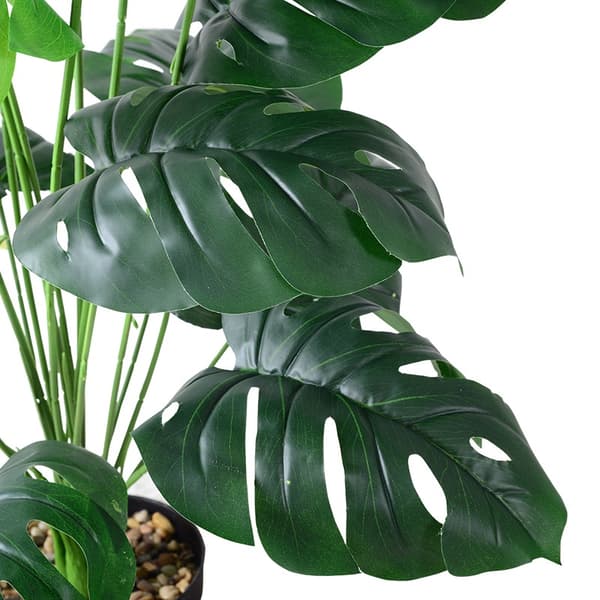 Sköldpaddsryggsblad simulerar gröna växter - 36 cm