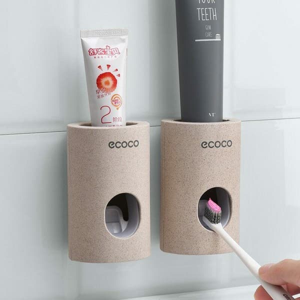 Automatisk Tandpasta-Dispenser Beige