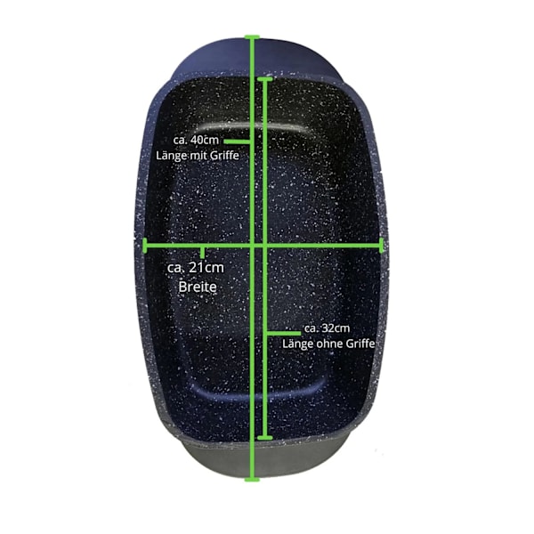 Ugnsform med Lock - 32cm Svart