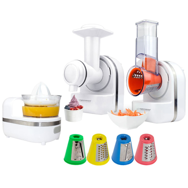 Esperanza - Multifunktionel Foodprocessor - 3-i-1 White