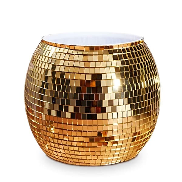Discokula ishink, guld, 11 liters kapacitet, läckagesäker