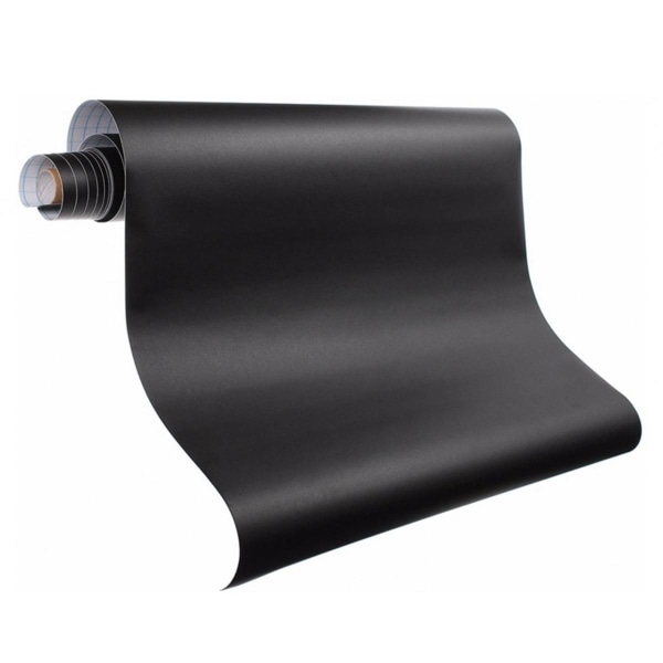Selvklæbende tavle med farveblyanter - 45x200 cm Black