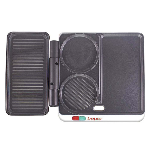 Multifunktionell Elektrisk Bordsgrill - 4-i-1 - 1000 W Svart