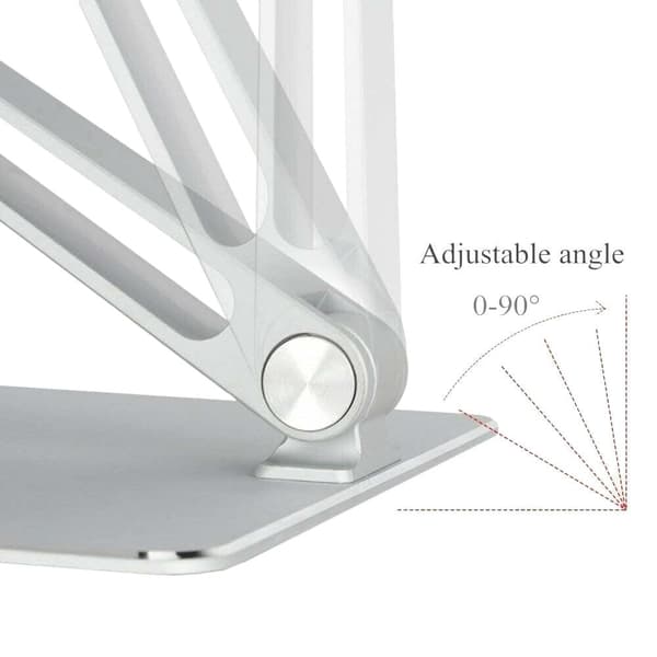 Laptopstativ, 7 til 17 tommer - 28 cm Silver