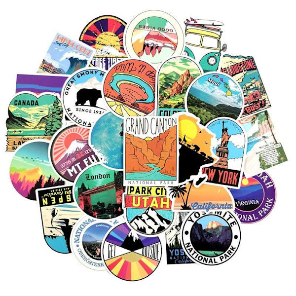 Mega Pack -tarroja - matkailu Multicolor