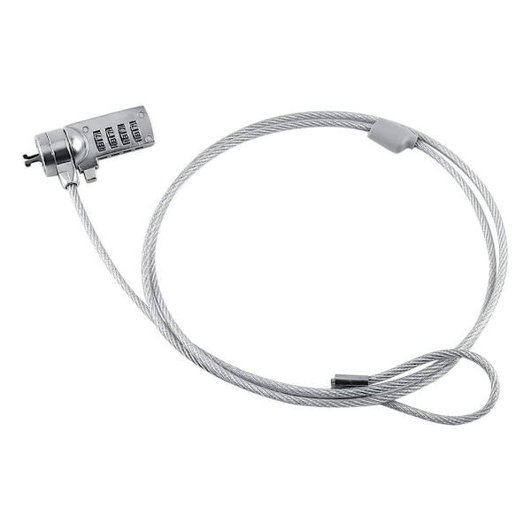 Kodelås til bærbar computer/laptop Silver