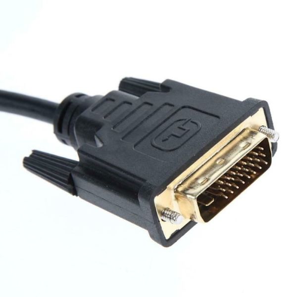 DVI-D till VGA adapter Svart