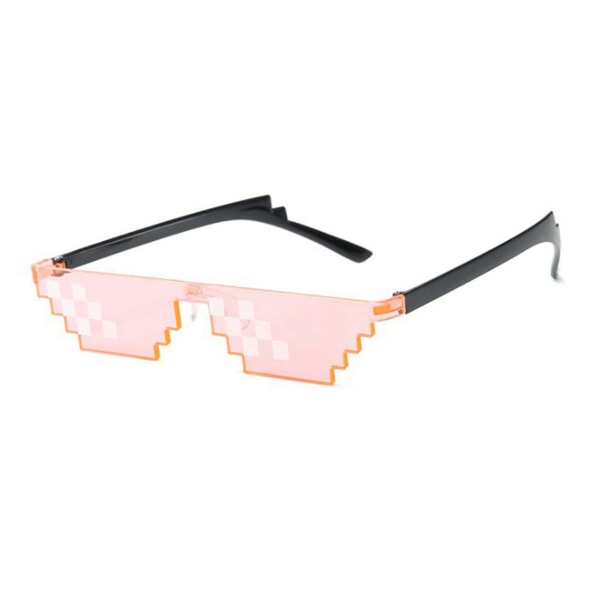Ainutlaatuiset aurinkolasit - 8 bitin pikselin - vaaleanpunainen Pink