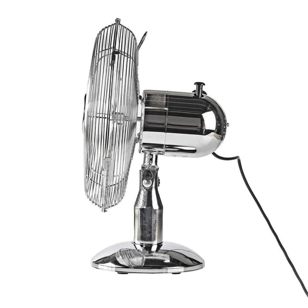 Bordventilator med 3 hastigheder - Krom Silver