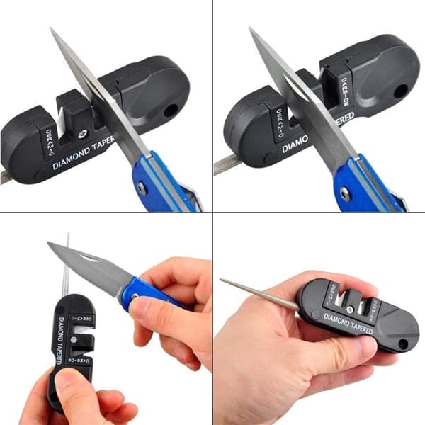 Kompakt knivsliber - 3 forskellige slibemetoder Black
