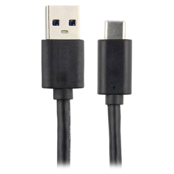 USB - USB-C Kaapeli - 1 m - Musta Black