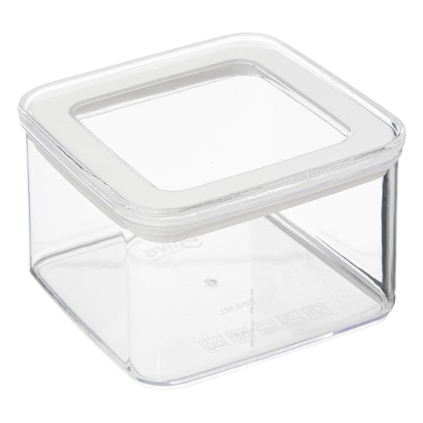 3-opbevaringsbokse - Transparenta Transparent